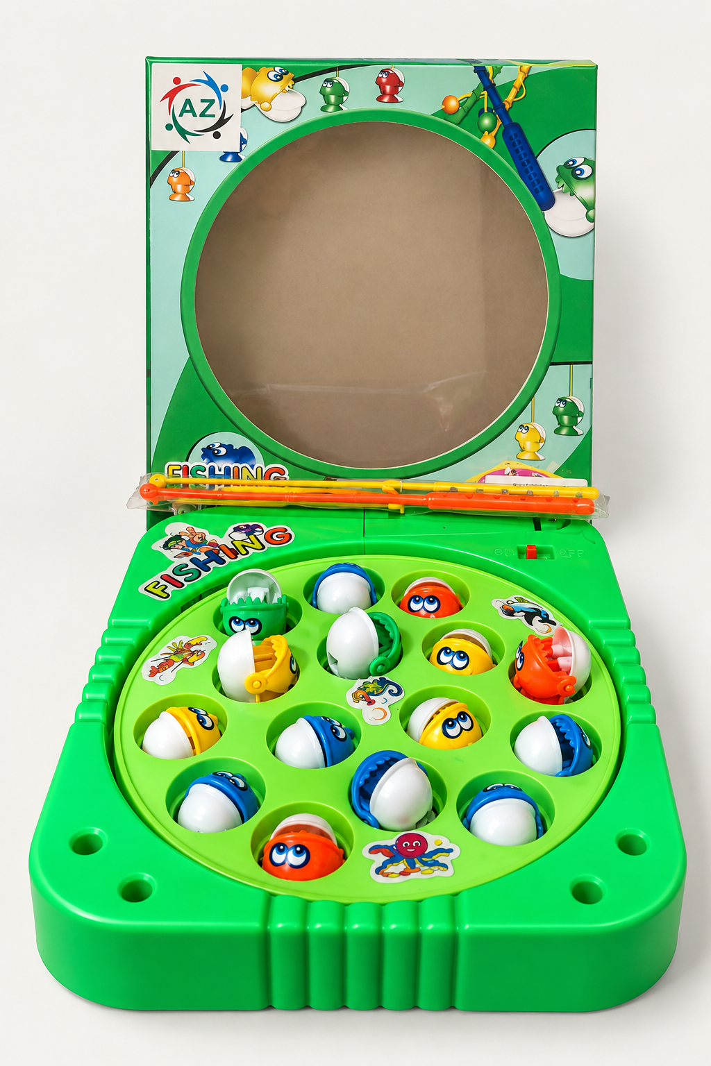 Fishing Game Toy – Rotating Fish Catch Board Game for Kids