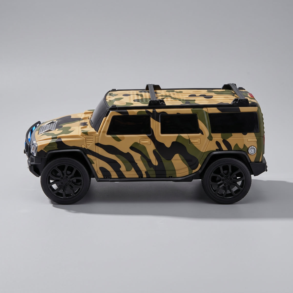 WSTER Hummer Bluetooth Speaker – Camouflage SUV Design, LED Lights, USB & TF Card