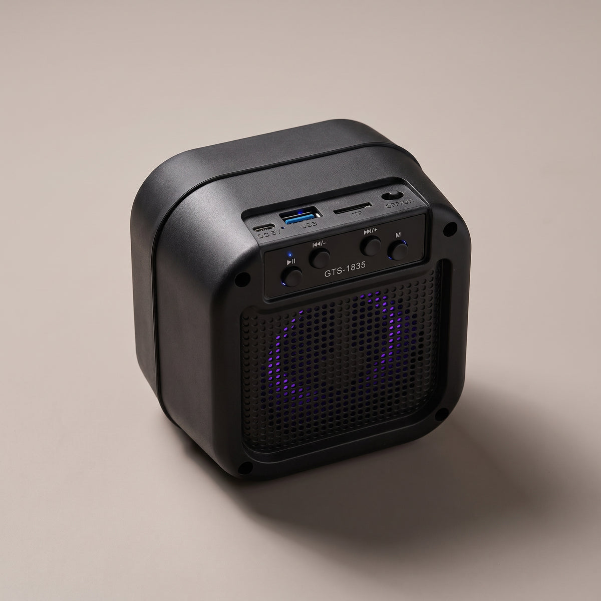 GREATNICE 3-Inch Portable Wireless Speaker with Flame Light