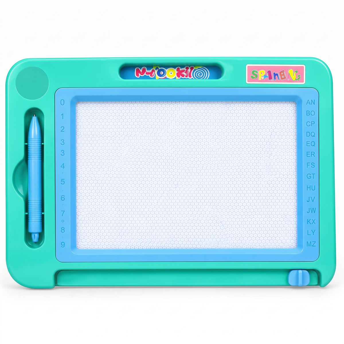 Erasable Drawing Board – Kids Doodle Board with Numbers & Letters