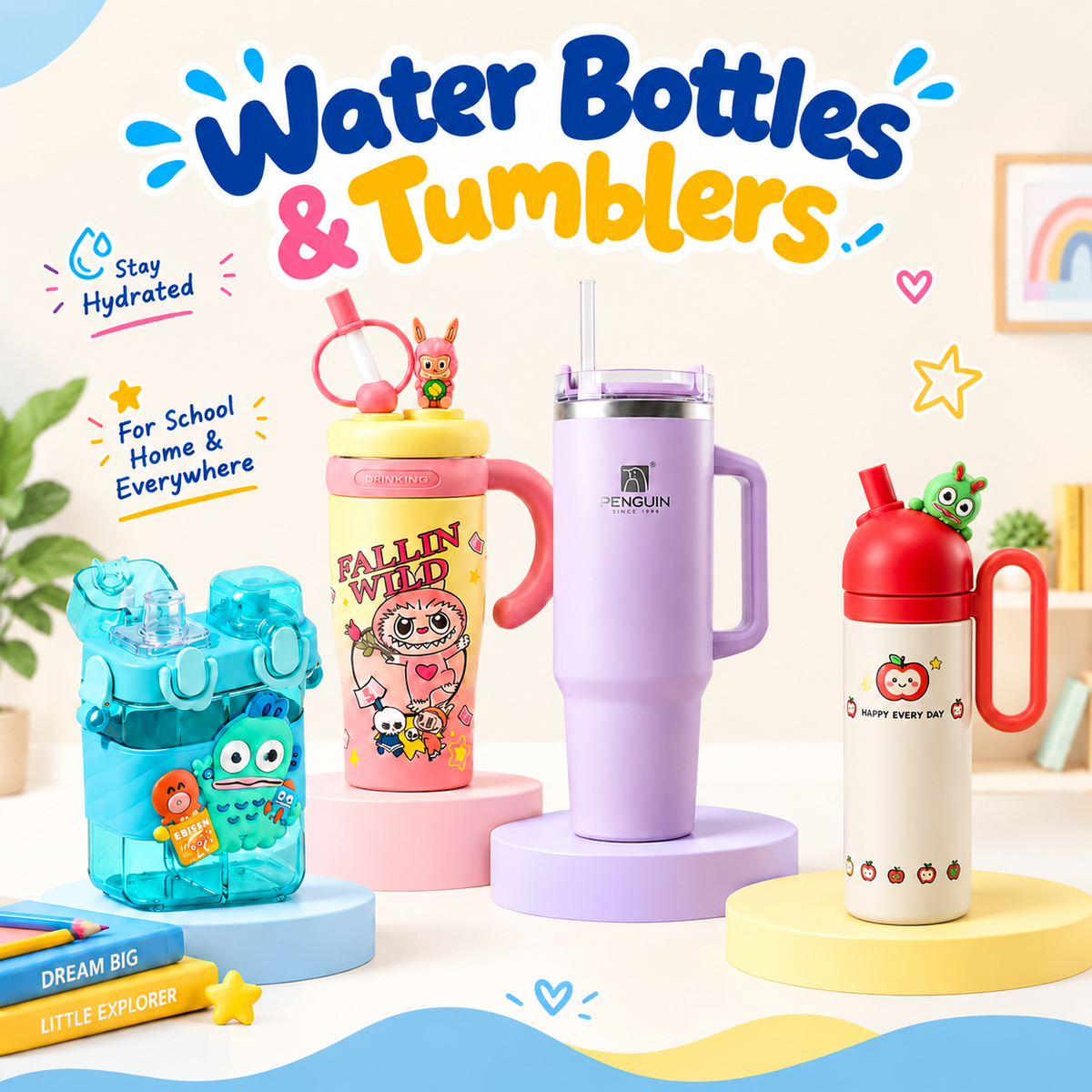 Water Bottles & Tumblers