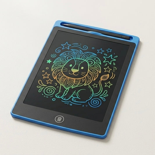 6.5-Inch Reusable Rainbow Doodle Tablet with No Mess