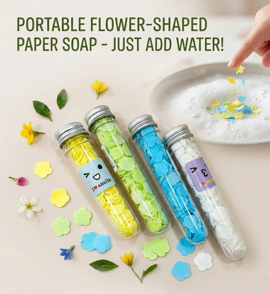 Portable Smile Petal Soap - Just Add Water!
