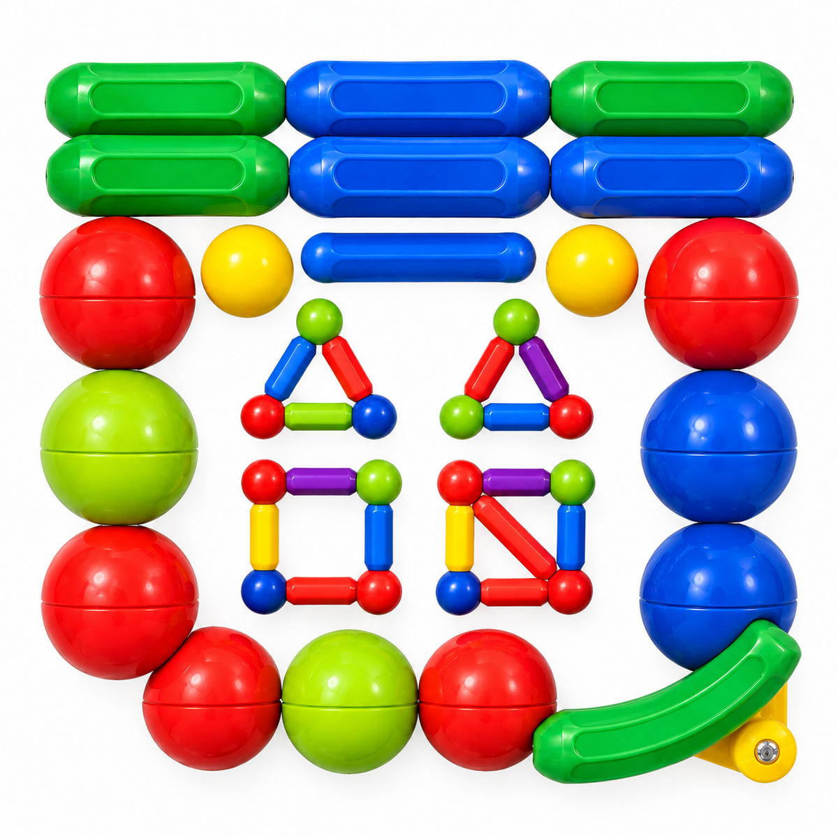 Magnetic Building Blocks – Intelligence Construction Set for Kids (25 PCs)