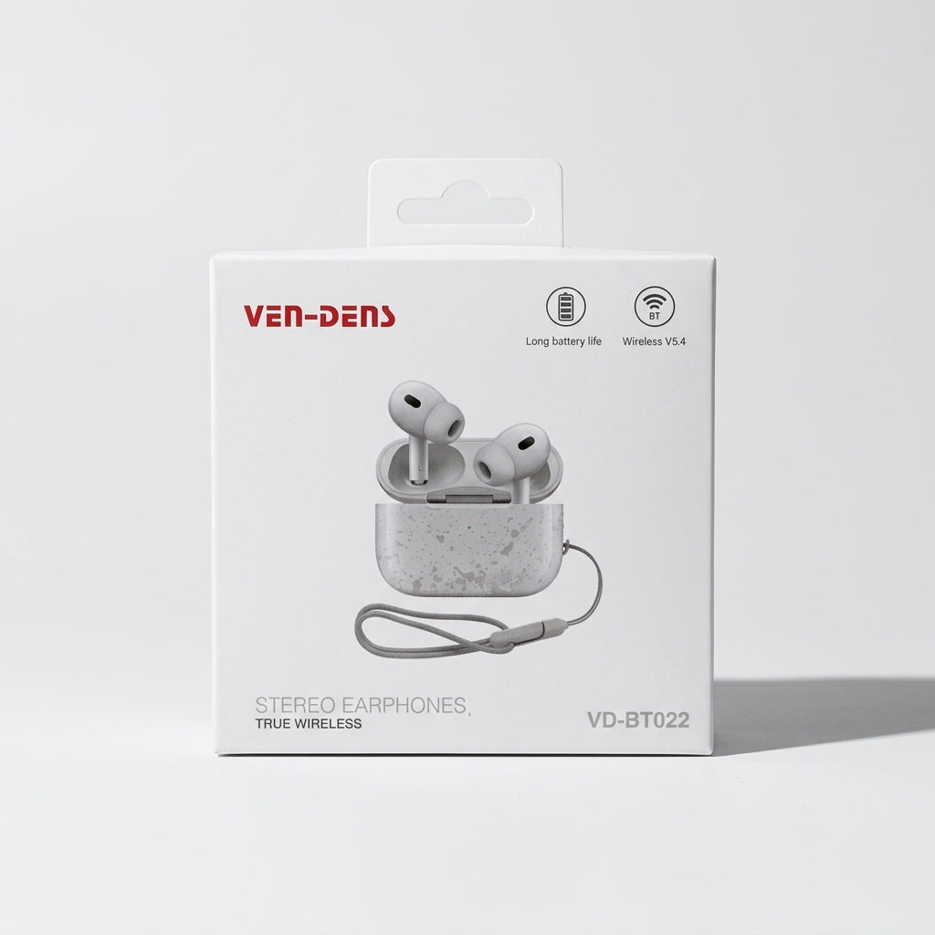 Ven-Dens VD-BT022 True Wireless Stereo Earphones – Bluetooth V5.4