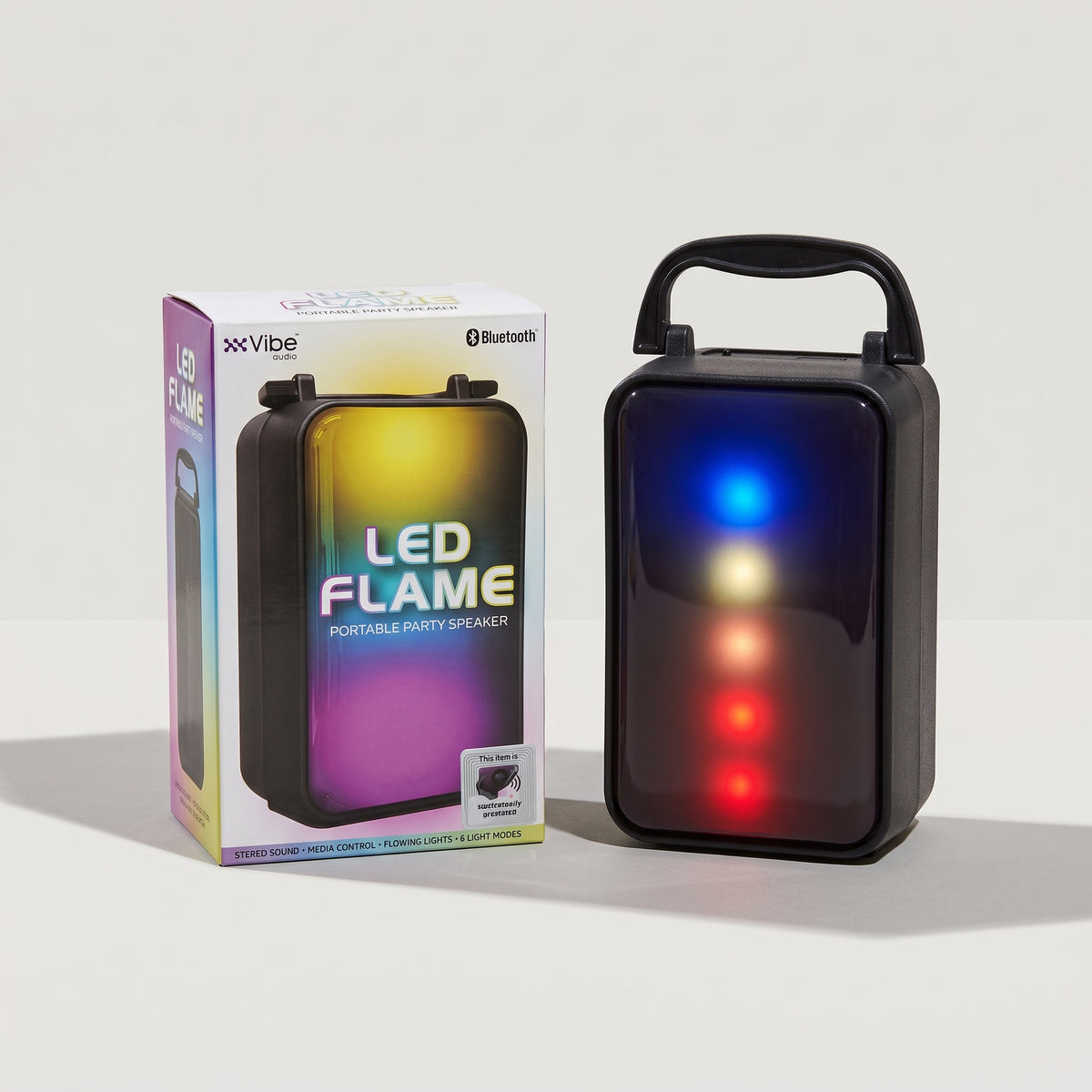 Vibe Audio LED Flame Portable Party Speaker