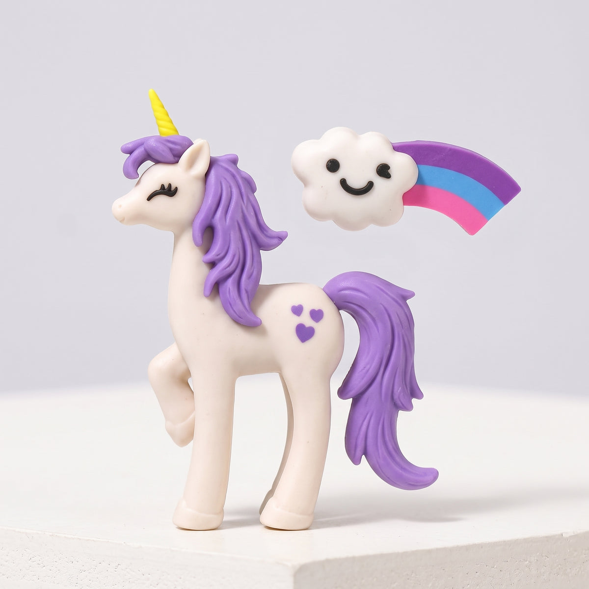 Unicorn Princess DIY Eraser Set – Cute Rainbow Cloud Design