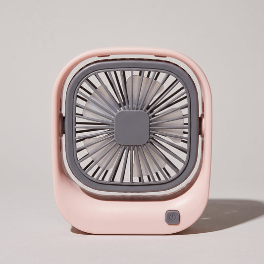 Desk Fan – 3 Gears, USB Charging, Angle Adjustment
