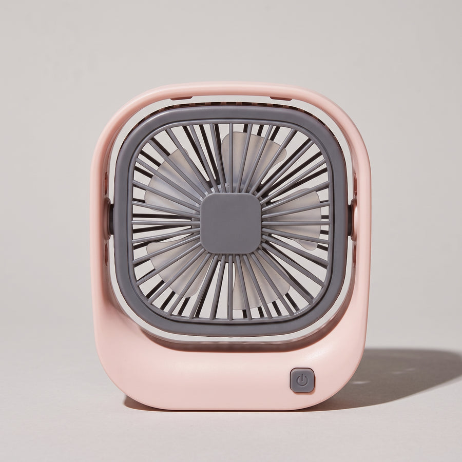 Desk Fan – 3 Gears, USB Charging, Angle Adjustment