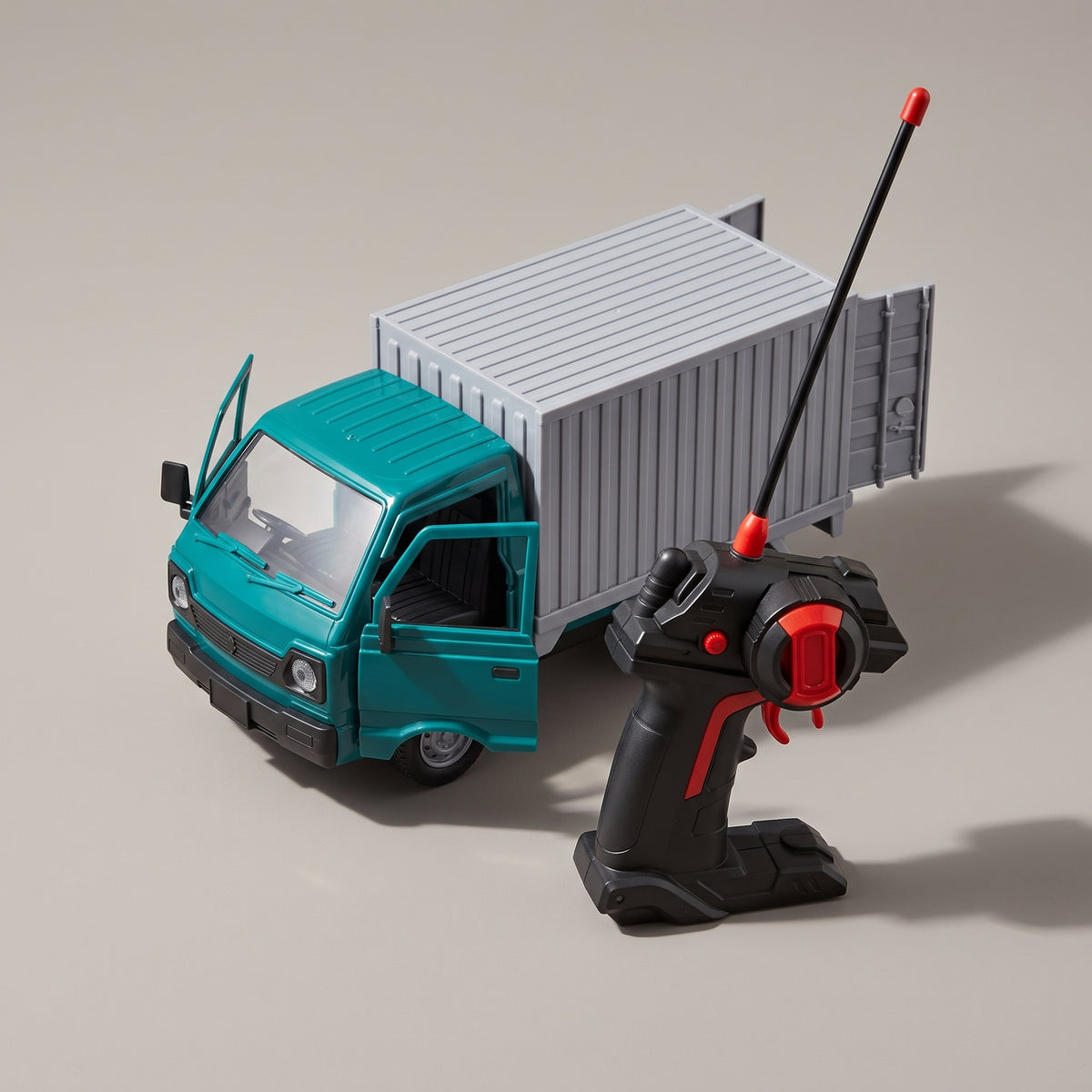 RC Container Truck – Remote Control Delivery Truck with LED Headlights
