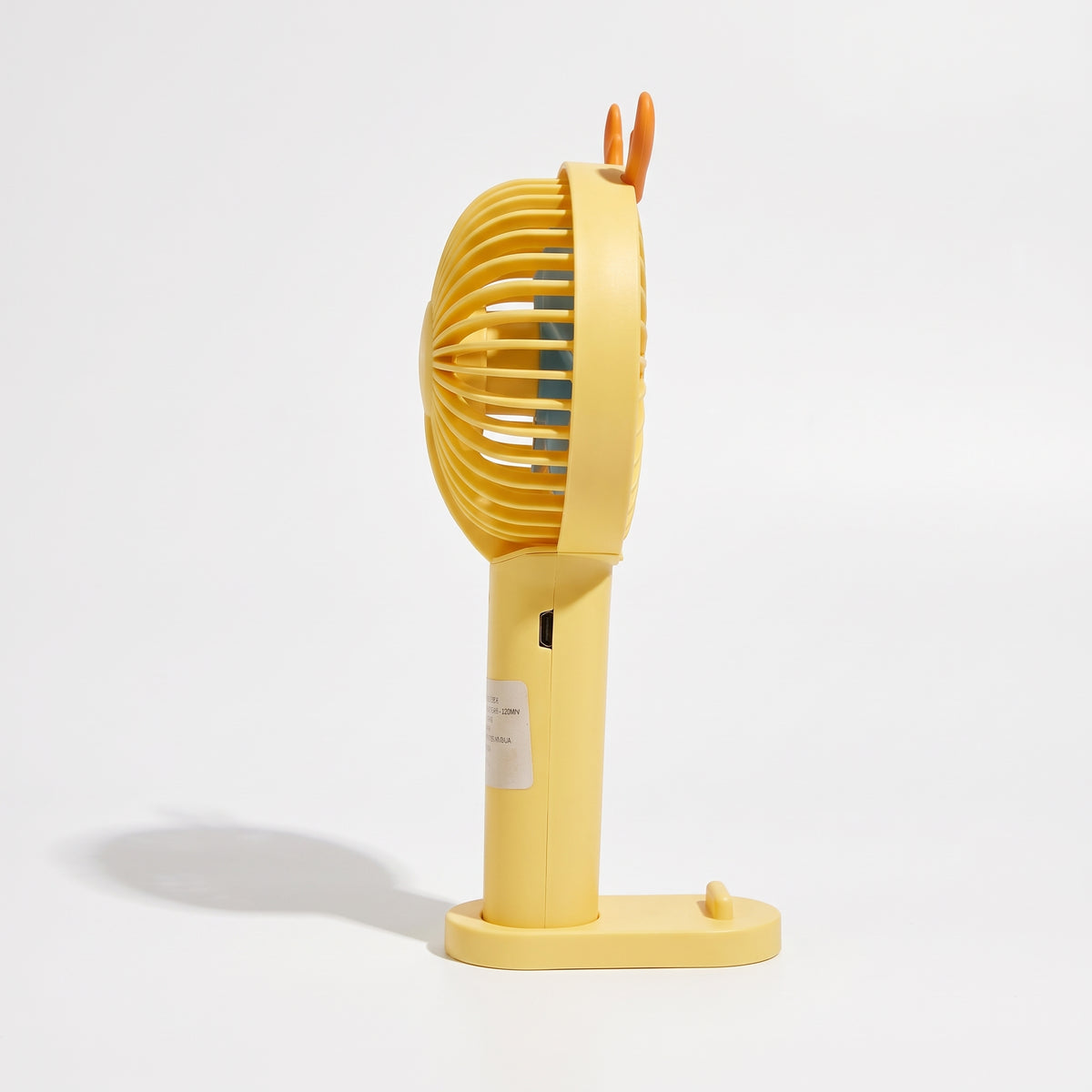 Portable Handheld Deer Antler Mini Fan with Desk Base