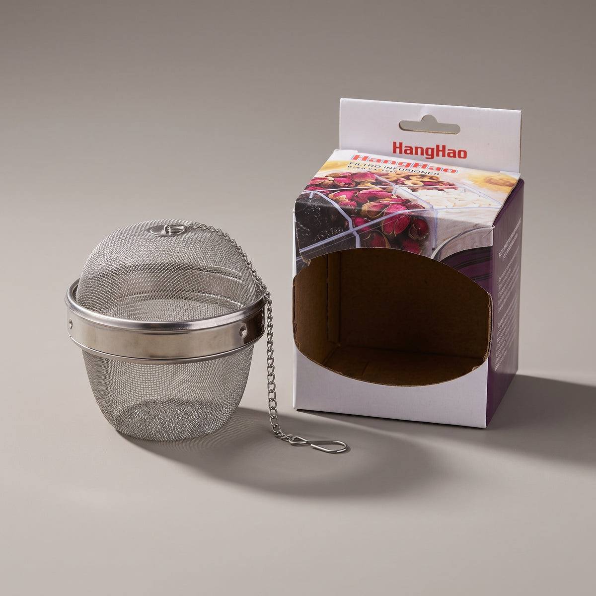 Stainless Steel Mesh Tea Infuser Ball – 8.5cm, HangHao
