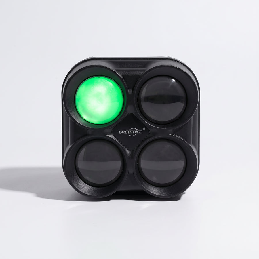 GREATNICE 3-Inch Portable Wireless Speaker with Flame Light