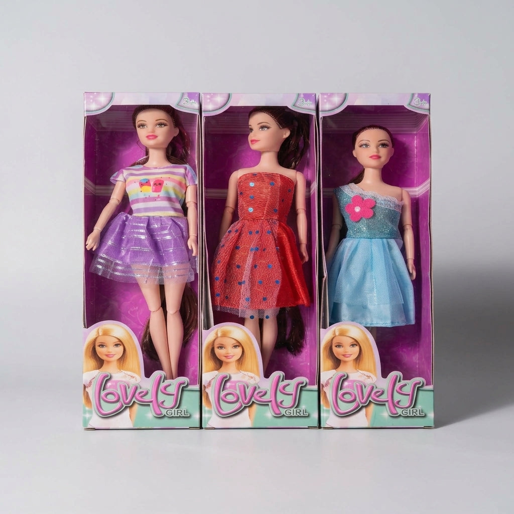 Lovely Girl Fashion Doll – Single Piece ( Small size )