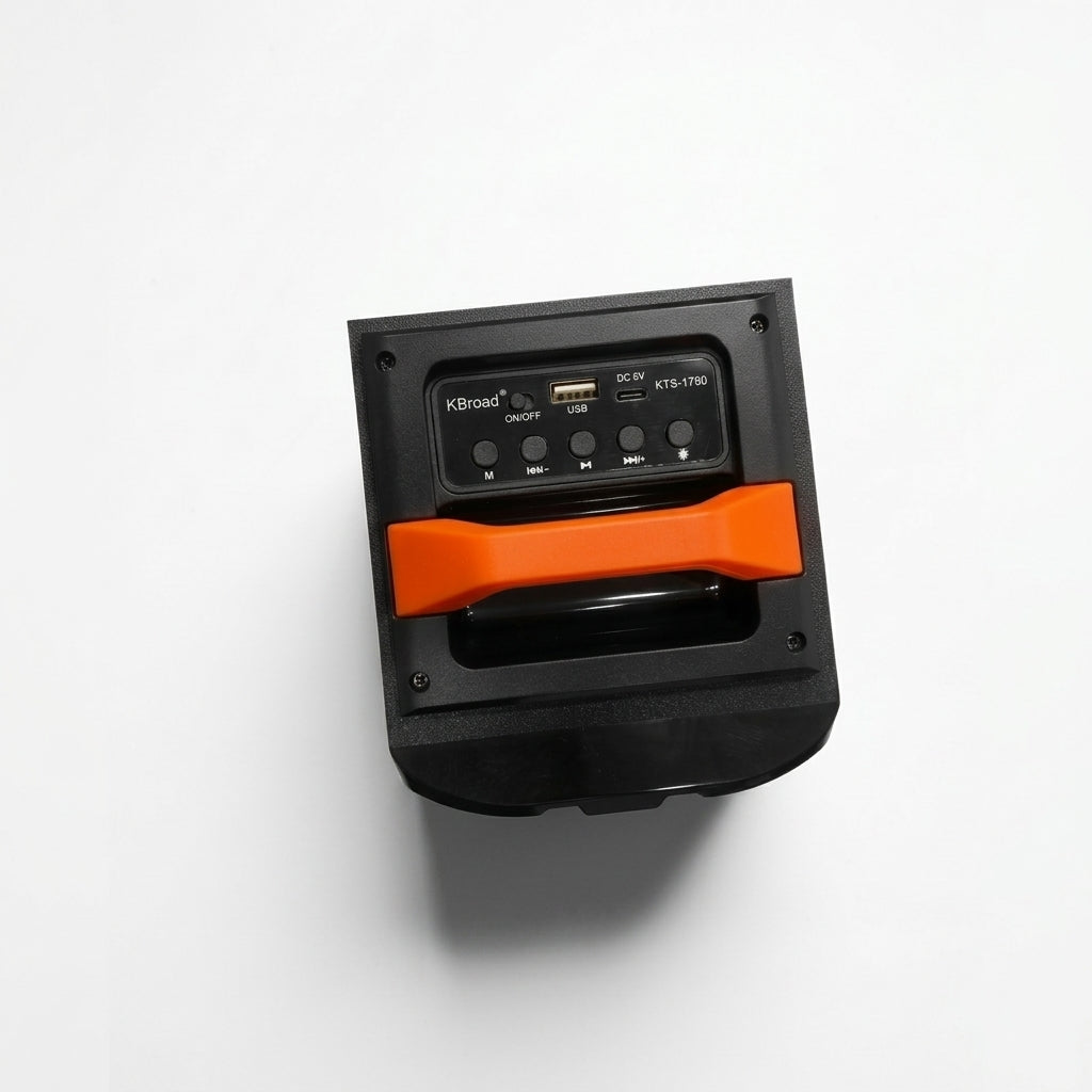 Portable Party Speaker with Wireless Mic