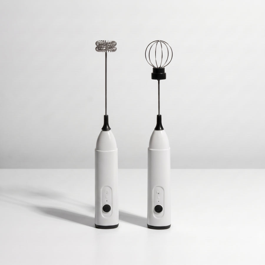 2-In-1 Rechargeable Electric Milk Frother & Drink Mixer