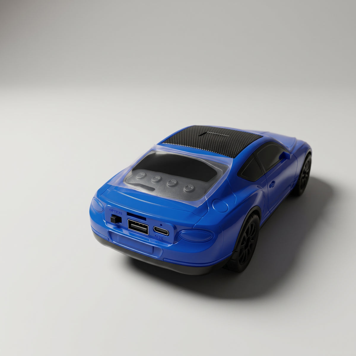 Sports Car Bluetooth Speaker – Sleek Blue Design, USB & TF Card