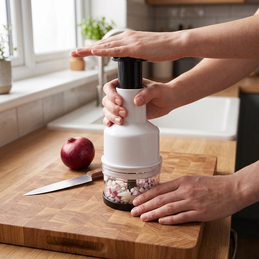 Onion Chopper – Manual Press & Chop