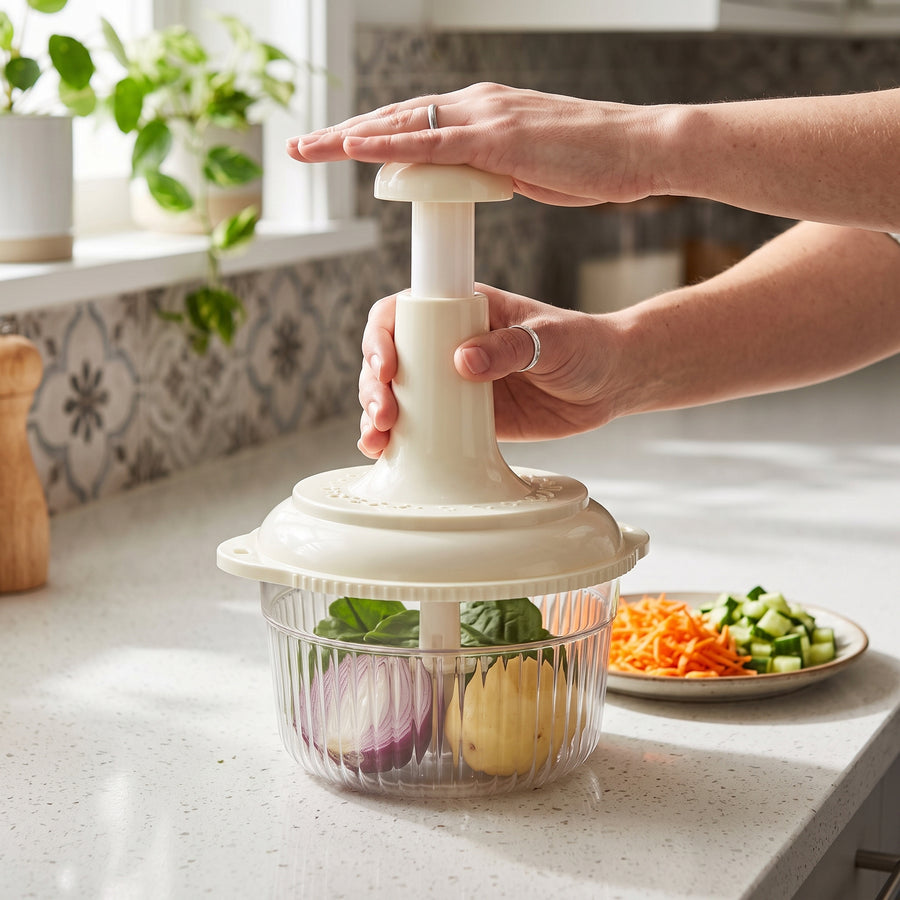 Multi-Functional Manual Vegetable Chopper – 2.0L