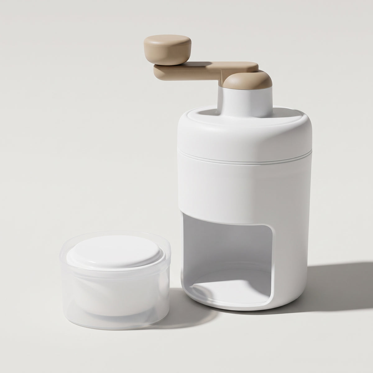 Portable Hand-Crank Ice Shaver & Snow Cone Maker
