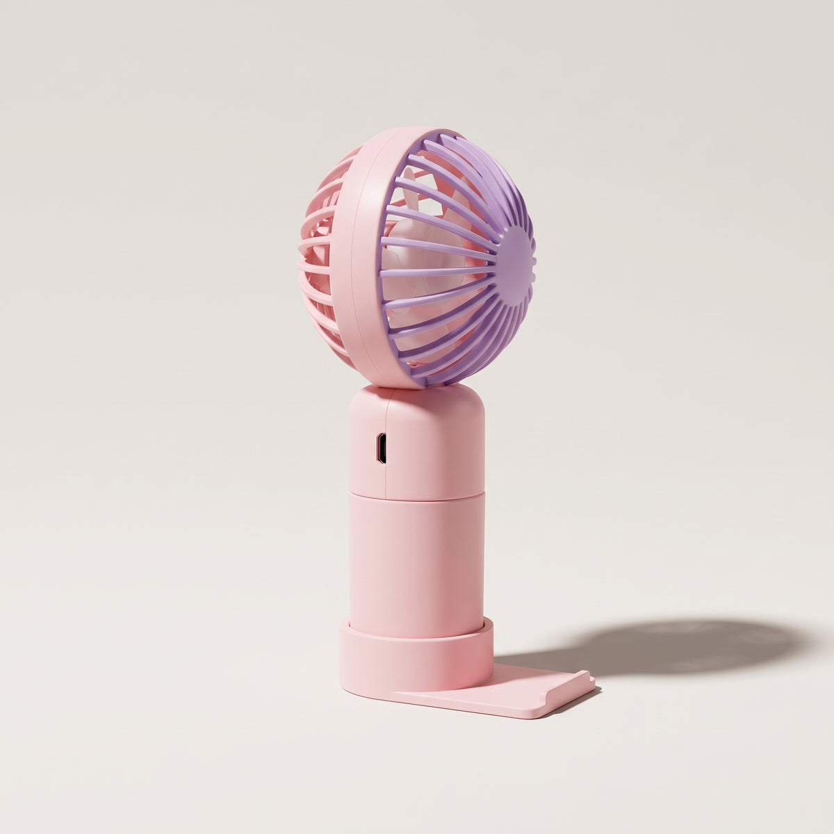 Hand/Desk Mini Fan – Built-in Battery, Portable ( Single Piece )