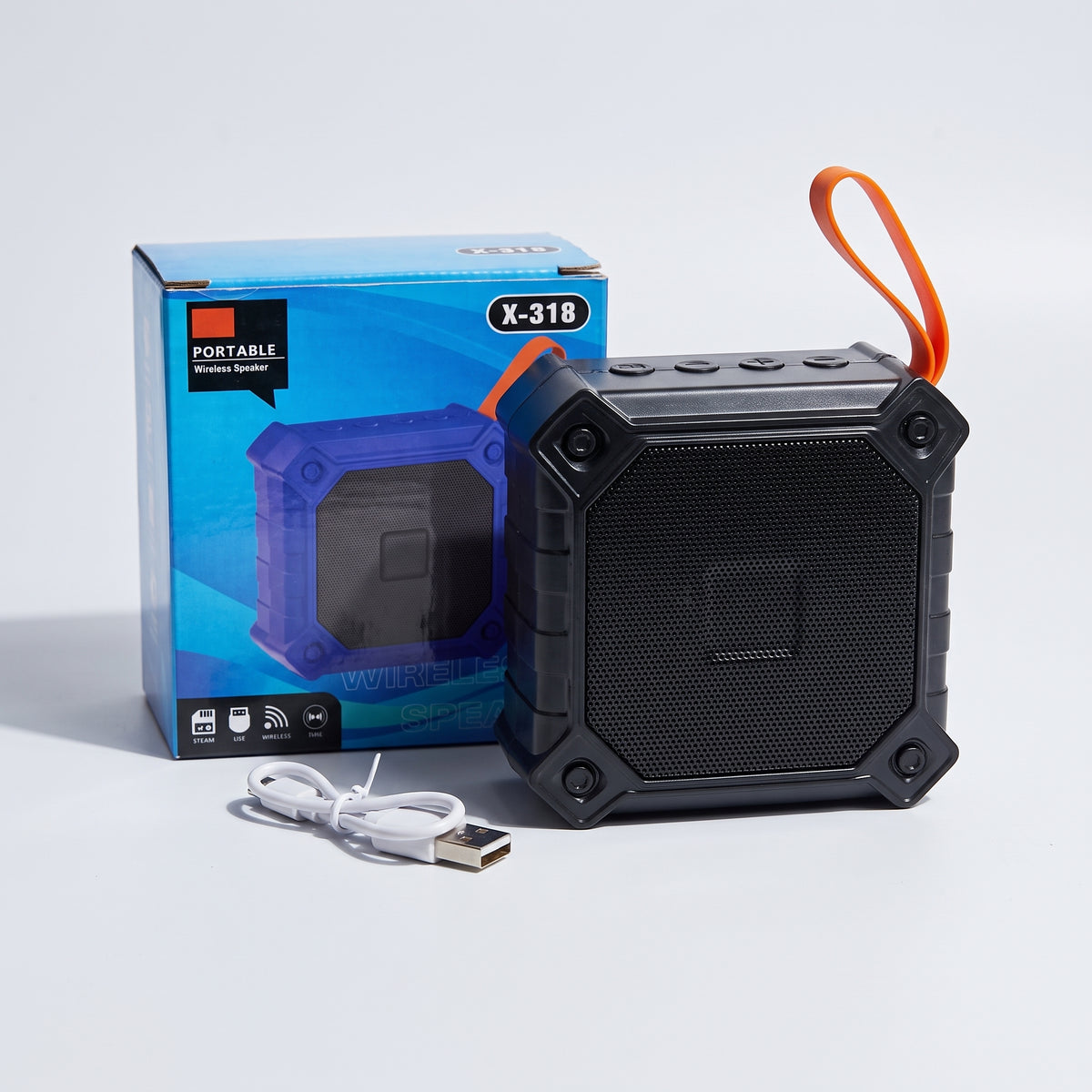 Portable Rugged Wireless Bluetooth Speaker