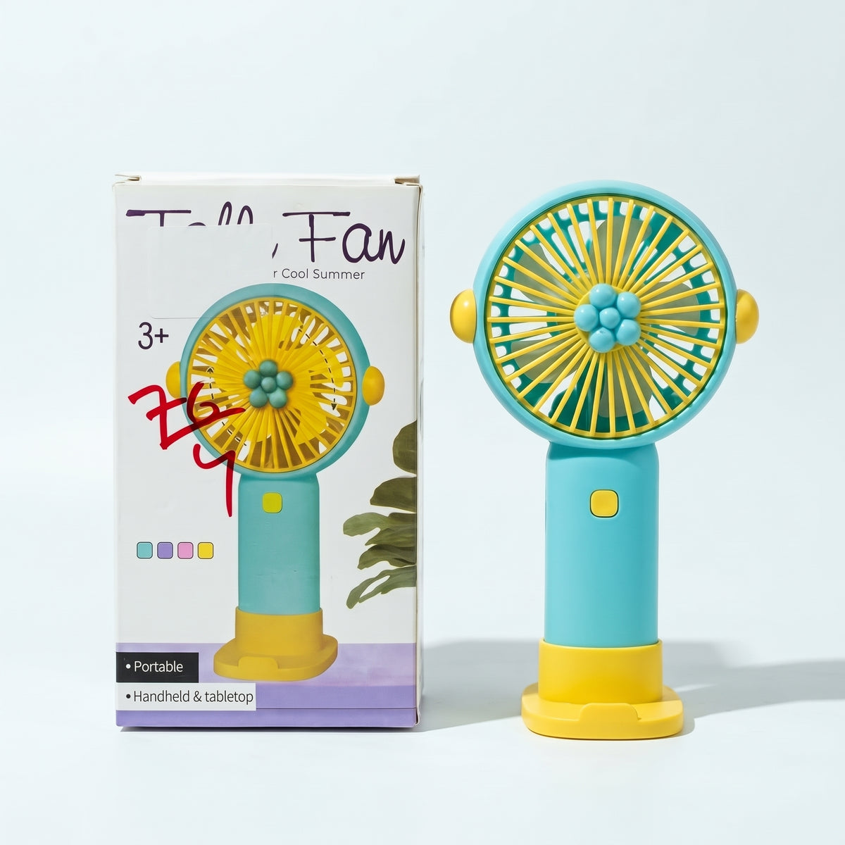 Mini Portable Handheld & Tabletop Fan