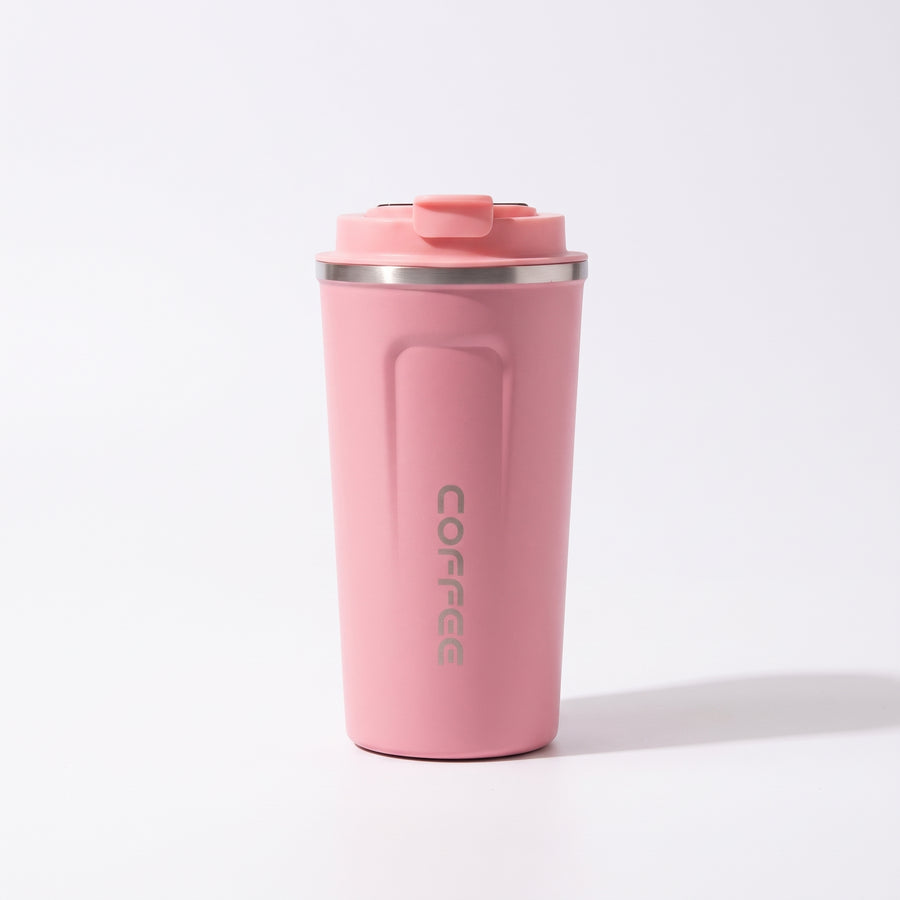 Smart LED Temperature Stainless Steel Coffee Tumbler – Pink Edition