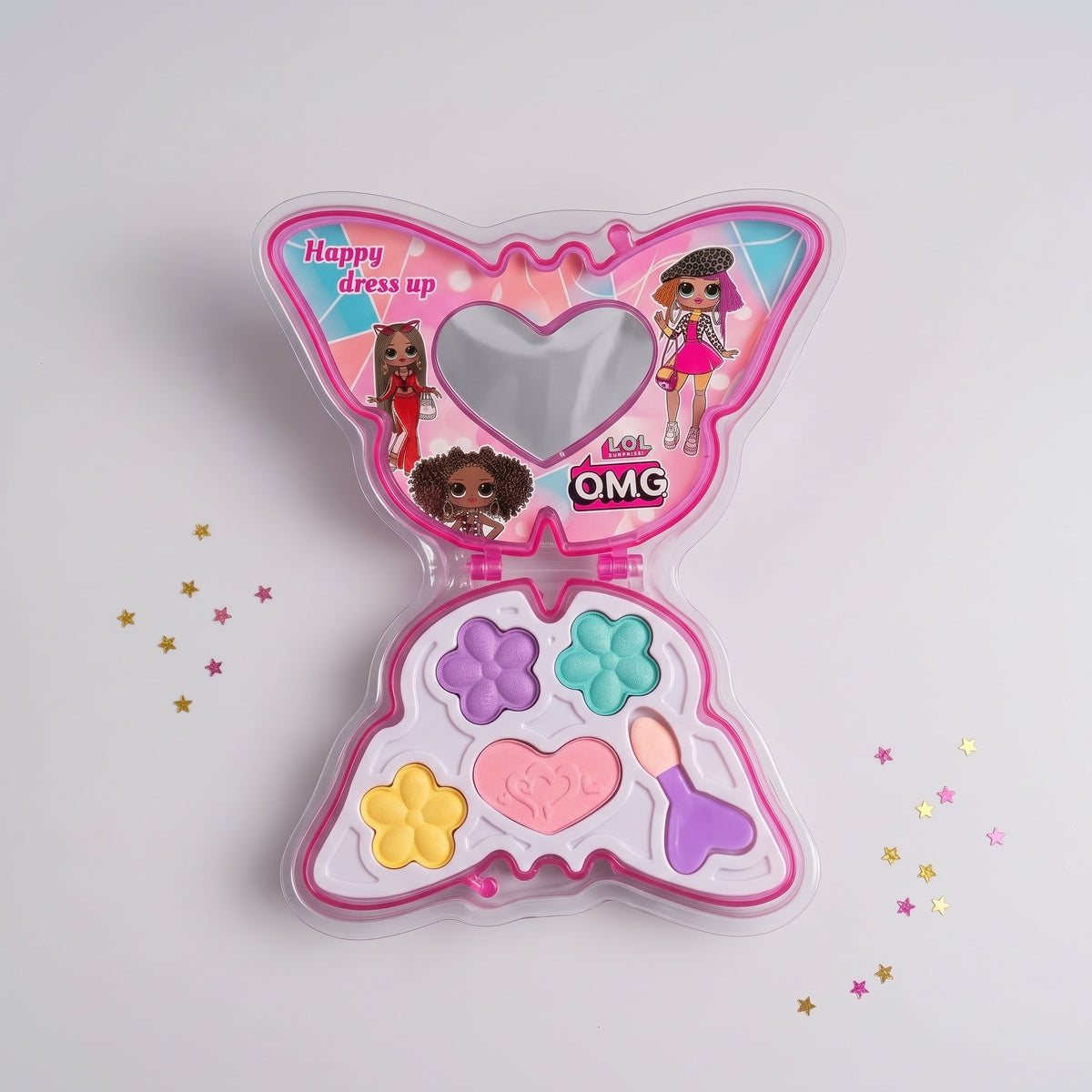 LOL Surprise OMG "Happy Dress Up" Beauty Makeup Set for Kids