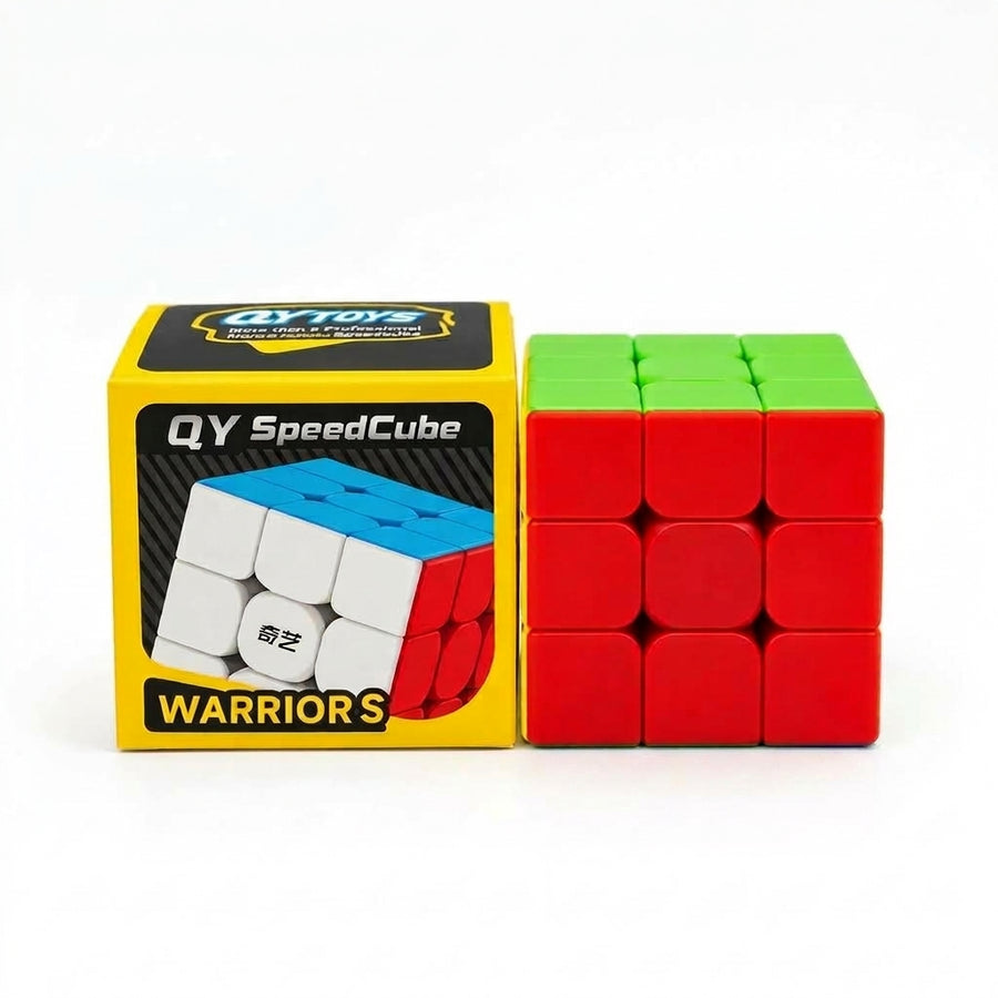 QY Warrior S 3x3 Speed Cube – Stickerless Puzzle Cube