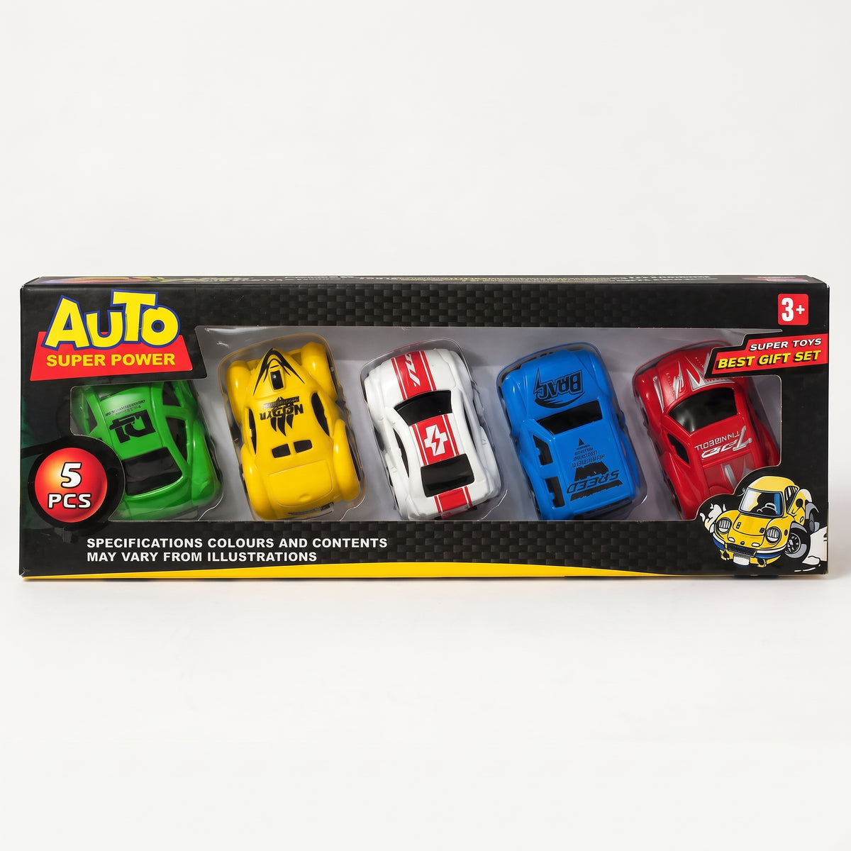 5-Piece Auto Super Power Racing Sports Car Toy Set