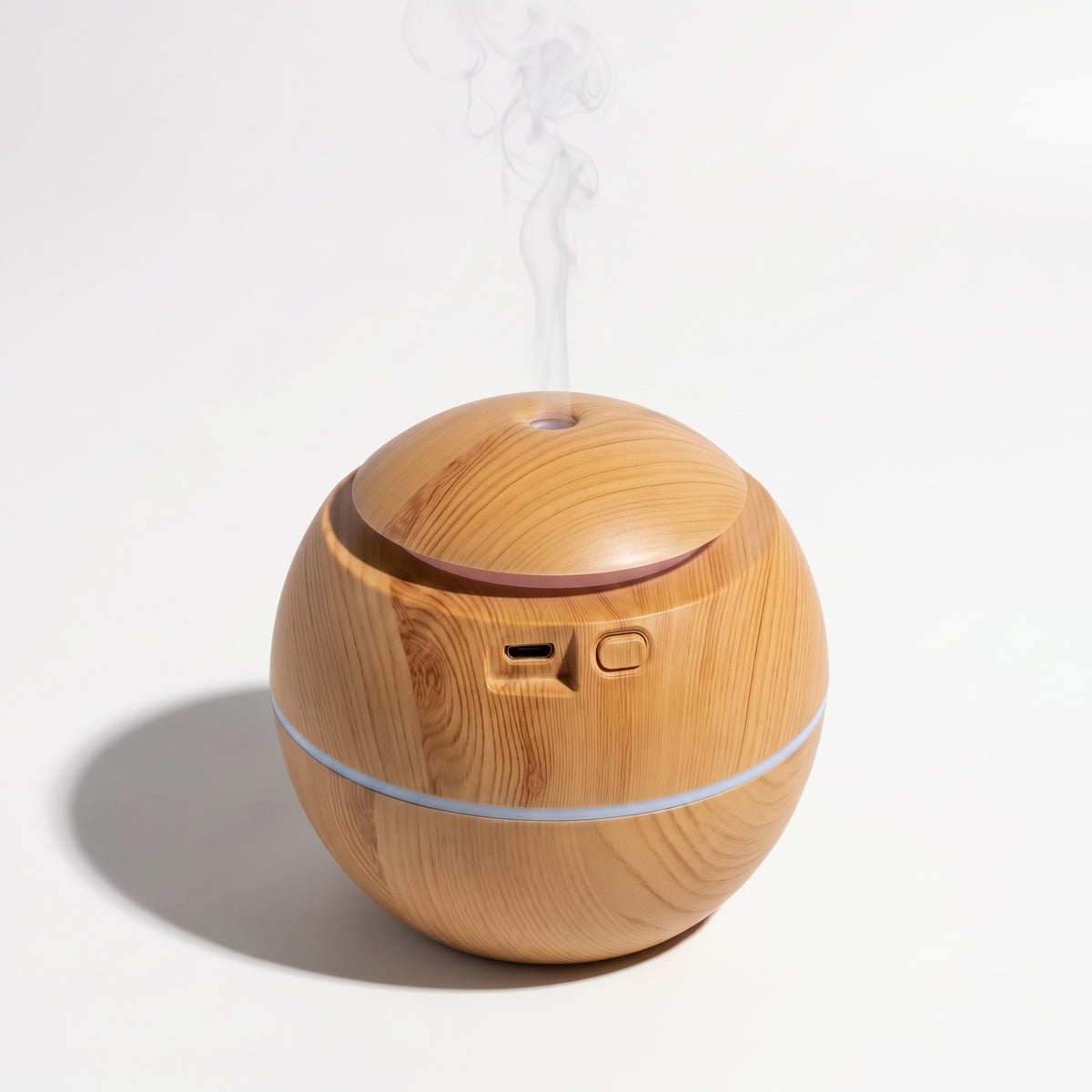 Small Mushroom Wood Grain Air Humidifier & Aroma Diffuser