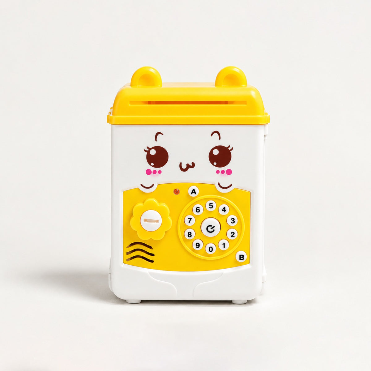 Cute Face Mini Safe – Password Piggy Bank for Kids