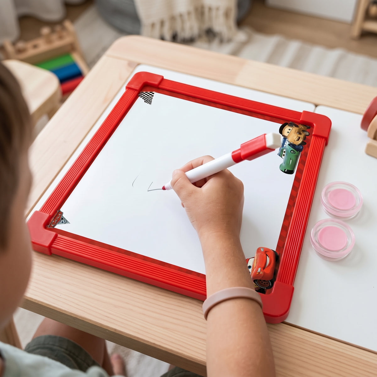 Kids' Whiteboard Drawing Board with Marker & Erasers