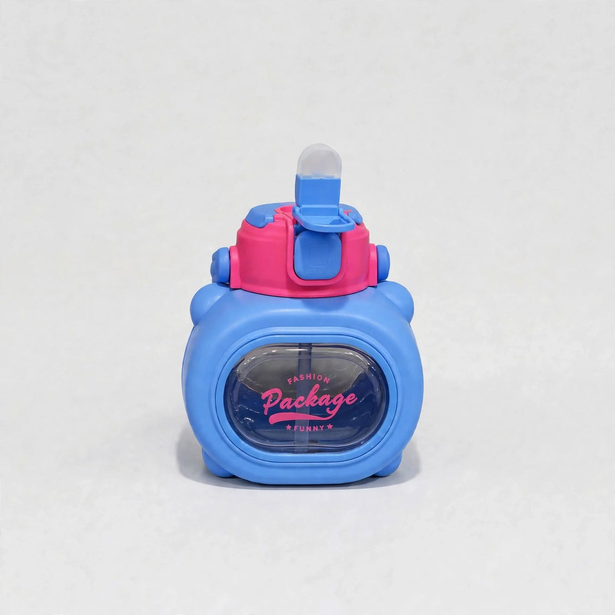 "Fashion Package Funny" Bear-Shaped Dual Drinking Water Bottle – 660ml