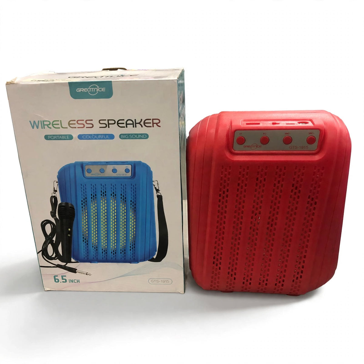 Portable Wireless Speaker with Microphone
