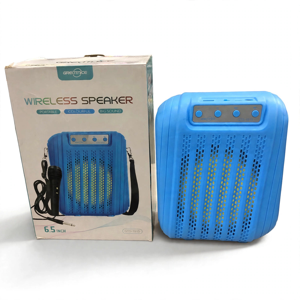 Portable Wireless Speaker with Microphone