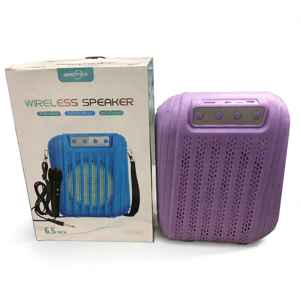 Portable Wireless Speaker with Microphone