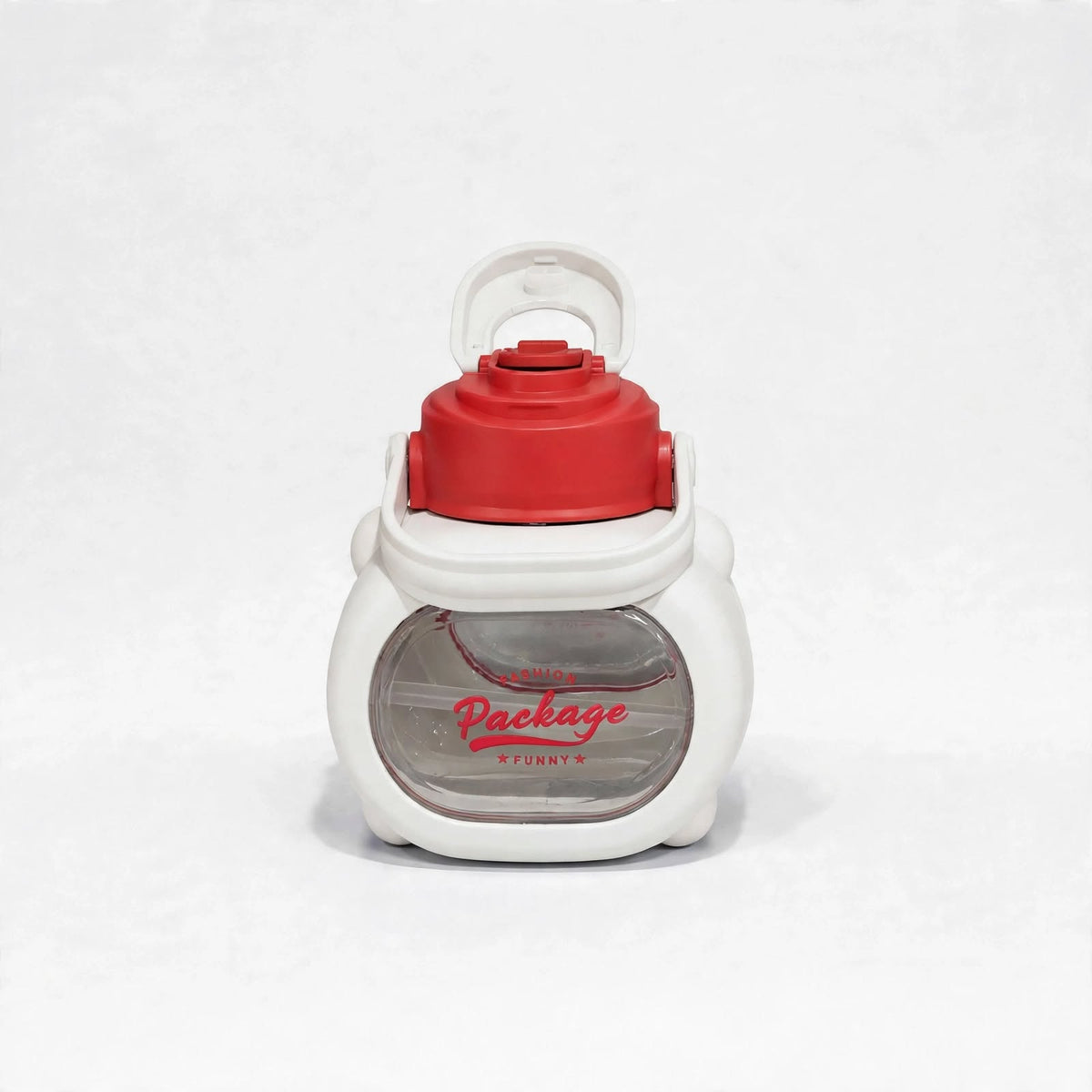 "Fashion Package Funny" Bear-Shaped Dual Drinking Water Bottle – 660ml