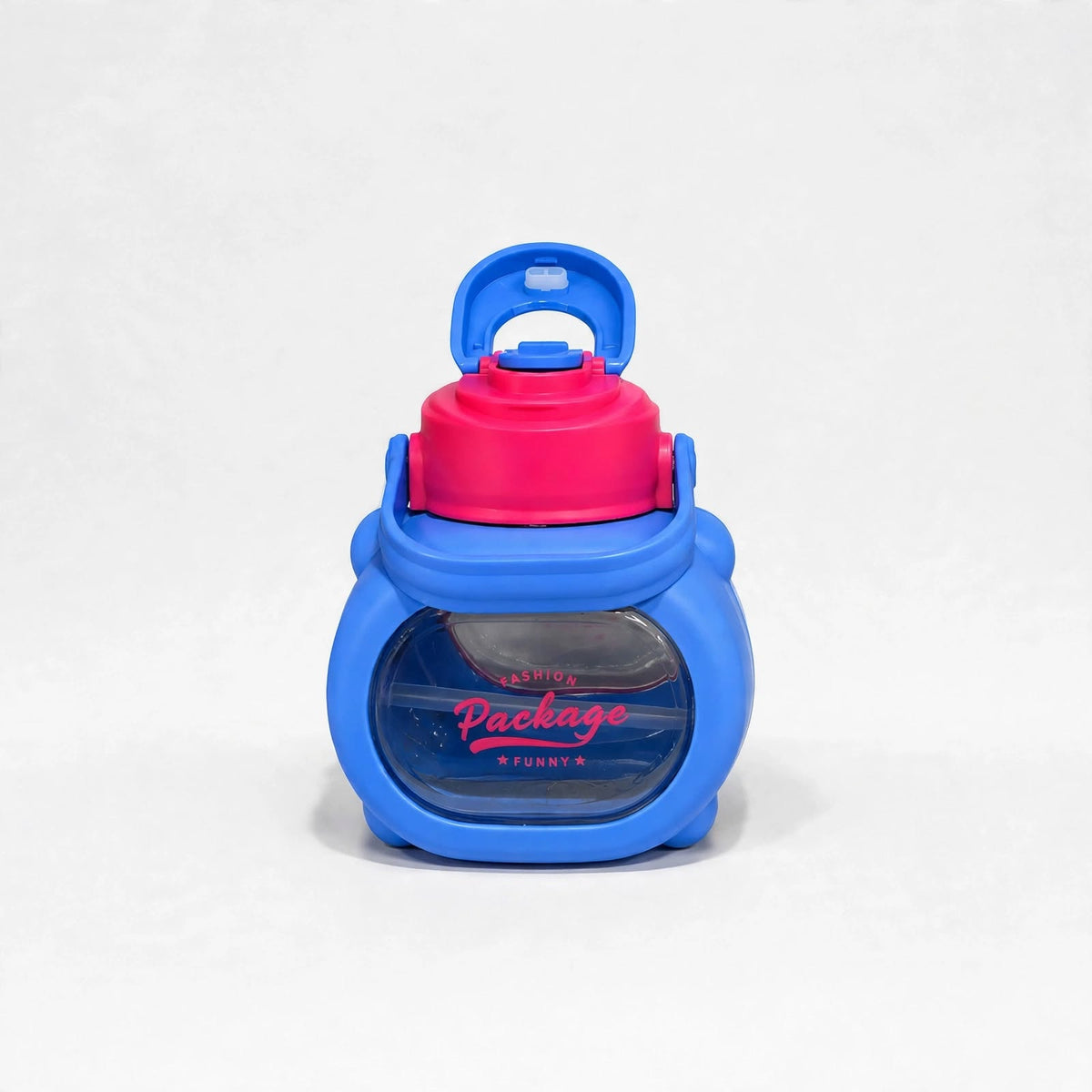 "Fashion Package Funny" Bear-Shaped Dual Drinking Water Bottle – 660ml