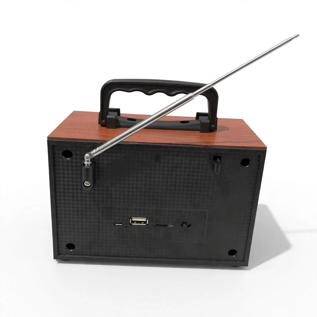 Retro Wooden Speaker – FM, USB, TF Card