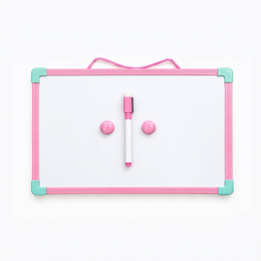 Mini Whiteboard – Kids Dry Erase Board with Marker &amp; Eraser Dots