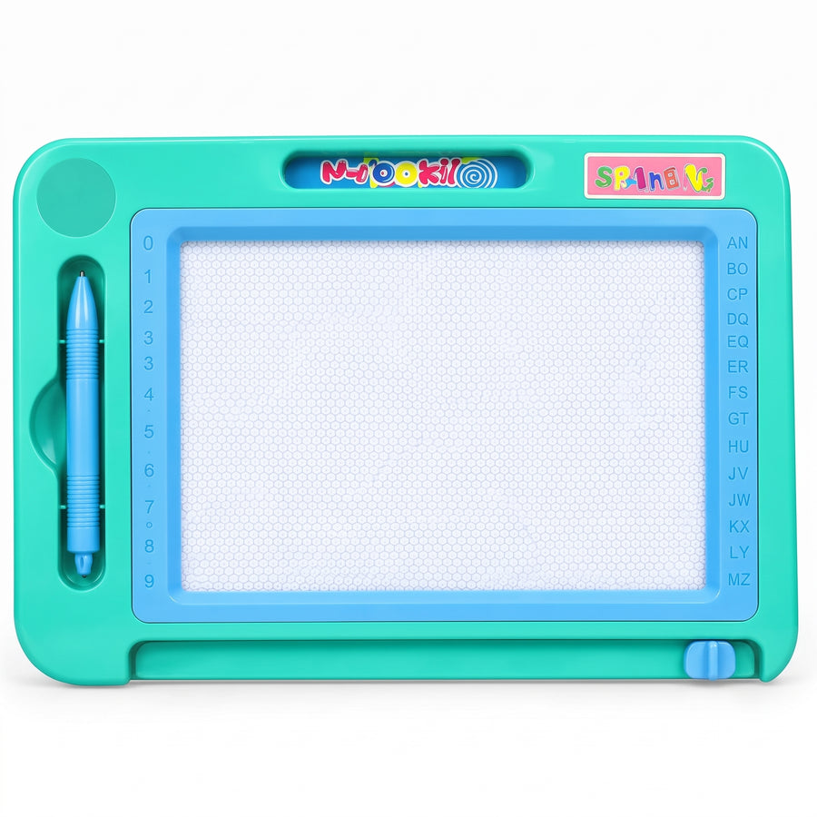 Erasable Drawing Board – Kids Doodle Board with Numbers & Letters