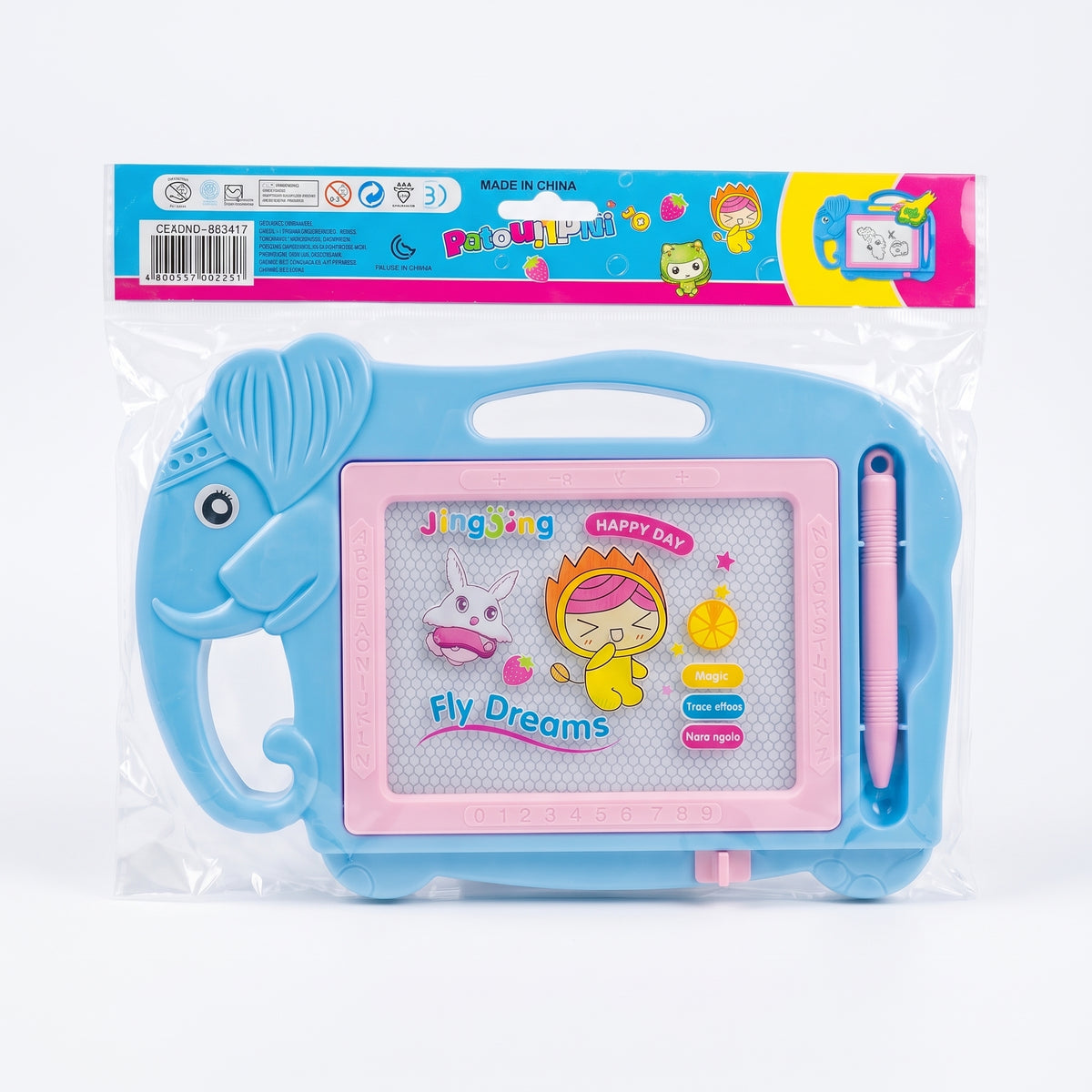 Elephant Drawing Board – Kids Doodle Pad with Handle