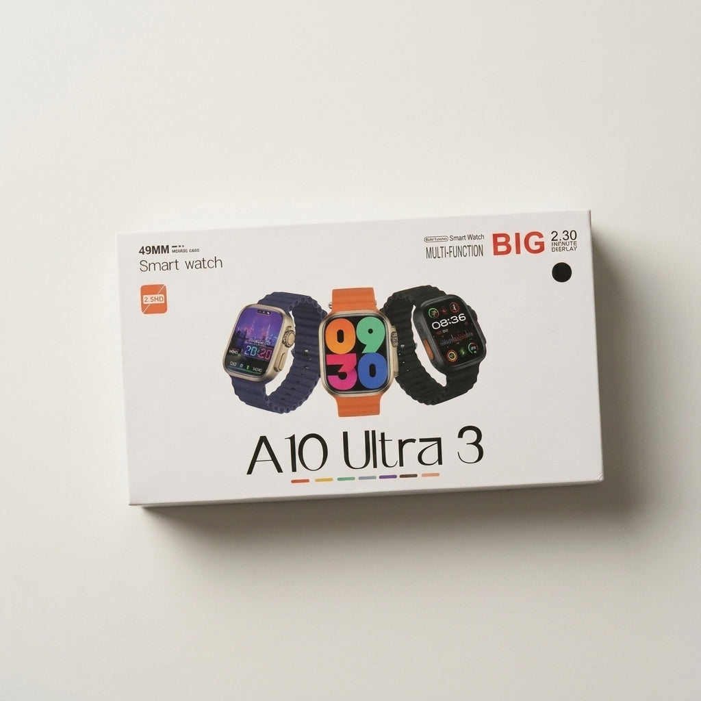 Ultra 3 Smart Watch – 49mm Metallic Case, 2.30" Infinite Display