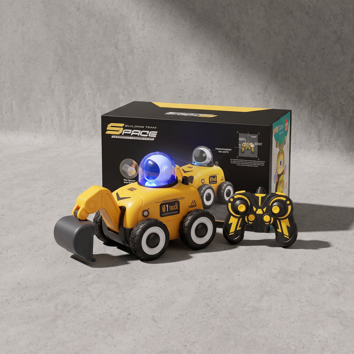 Space Building Team RC Truck – 01 Truck with Transparent Helmet Dome