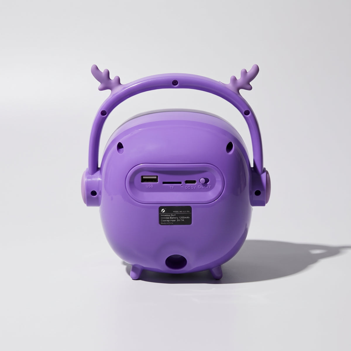 Cute Reindeer Karaoke Speaker with Wireless Mic – Heavy Bass
