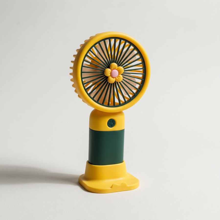 Hand/Desk Mini Fan – Built-in Battery, Portable