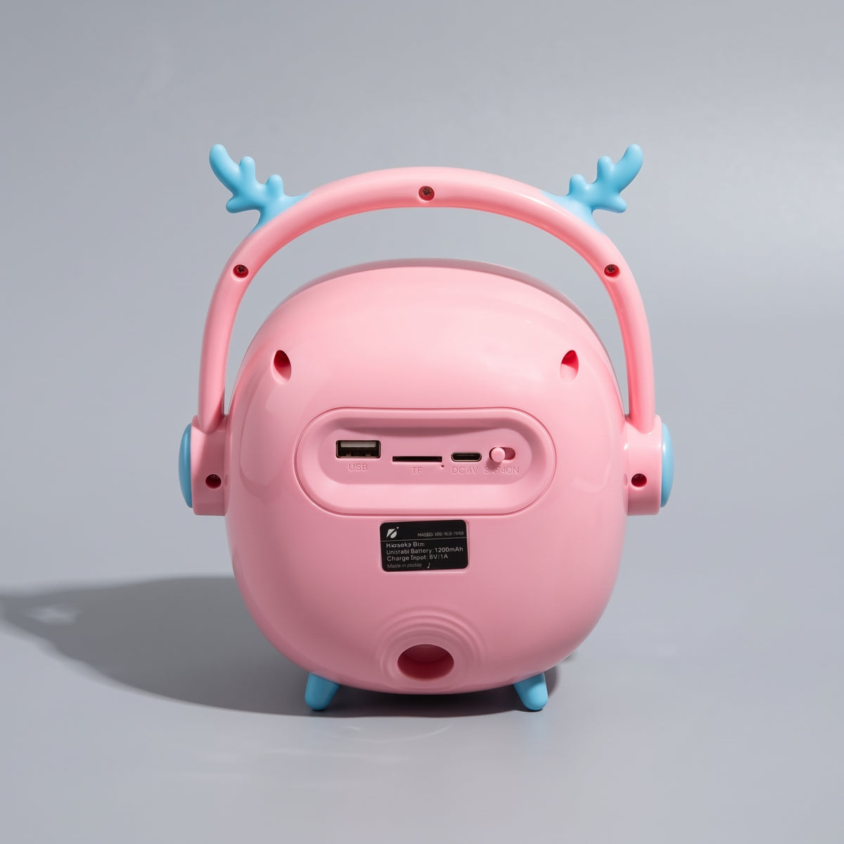 Cute Reindeer Karaoke Speaker with Wireless Mic – Heavy Bass